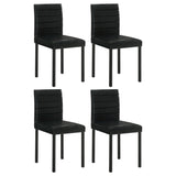 Garza Black Upholstered Dining Side Chair (Set of 4) by Coaster at Eve Furniture