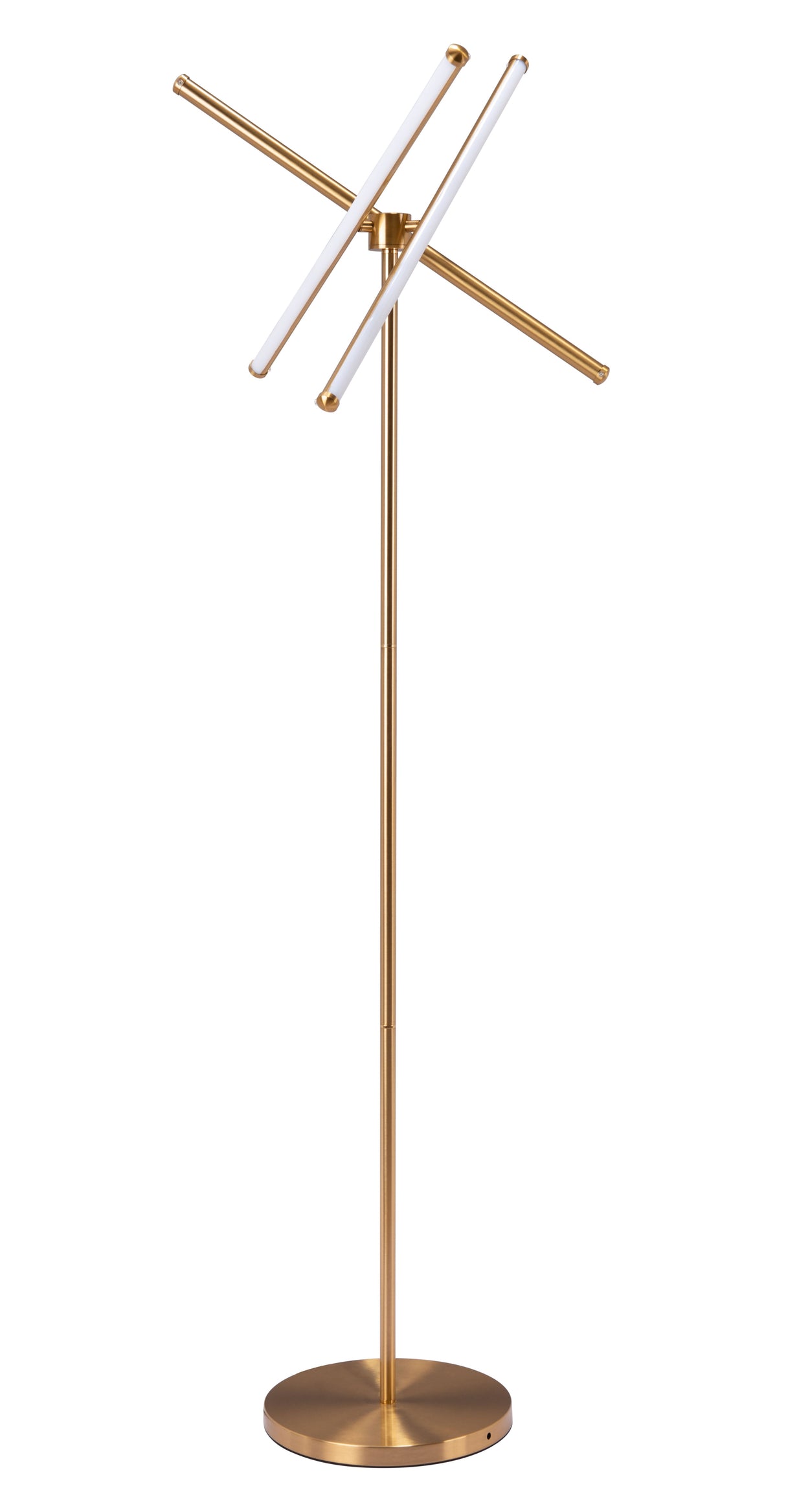 Garza Brass Floor Lamp by Zuomod at Eve Furniture
