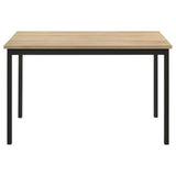 Garza Greige Oak Rectangular 48-inch Dining Table by Coaster at Eve Furniture