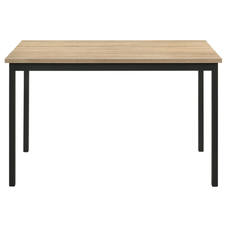 Garza Greige Oak Rectangular 48-inch Dining Table by Coaster at Eve Furniture