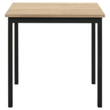 Garza Greige Oak Space Saving Rectangular Dining Table by Coaster at Eve Furniture