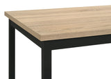 Garza Greige Oak Space Saving Rectangular Dining Table by Coaster at Eve Furniture
