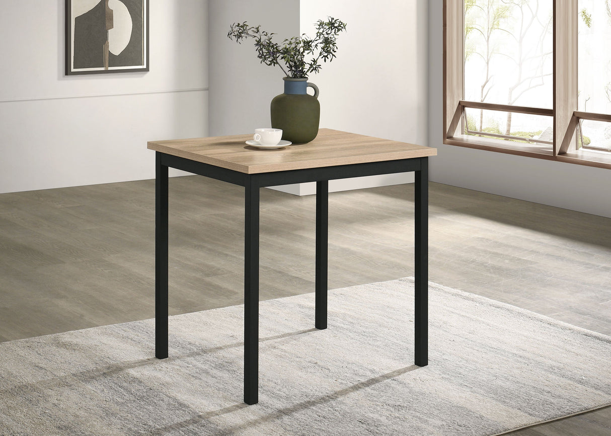 Garza Greige Oak Space Saving Rectangular Dining Table by Coaster at Eve Furniture