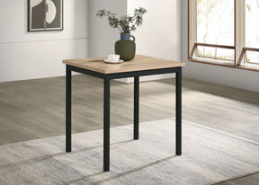 Garza Greige Oak Space Saving Rectangular Dining Table by Coaster at Eve Furniture