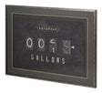 Gas Pump - Gallons by Rufus Coltrane Hand Embellished Textured Framed Art Photo Matted under Glass by Mercana at Eve Furniture