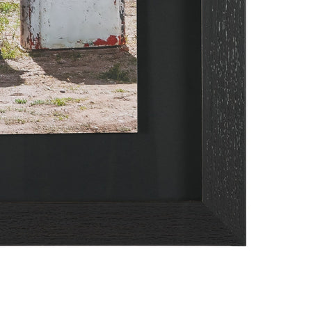 Gas Pumps by Richard Silver Hand Embelished Framed Art Print Matted under Glass by Mercana at Eve Furniture