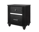 Gaston Black Nightstand by Crown Mark at Eve Furniture