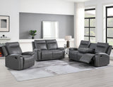 Gaston Gray Manual Glider Recliner by Steve Silver at Eve Furniture