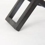 Gaston Gray Metal Circular Table Clock by Mercana at Eve Furniture