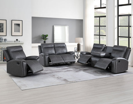 Gaston Manual Reclining Loveseat by Steve Silver at Eve Furniture