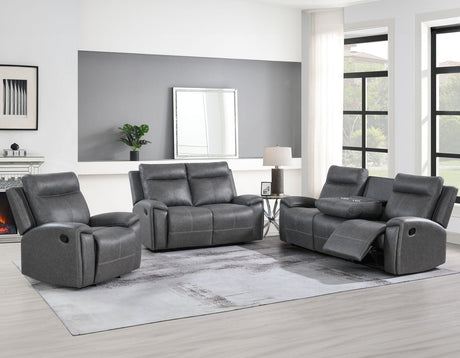 Gaston Manual Reclining Loveseat by Steve Silver at Eve Furniture