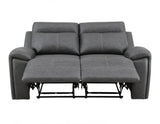 Gaston Manual Reclining Loveseat by Steve Silver at Eve Furniture