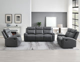 Gaston Manual Reclining Loveseat by Steve Silver at Eve Furniture