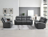 Gaston Reclining Sofa with Drop-Down Console by Steve Silver at Eve Furniture