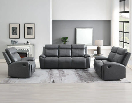 Gaston Reclining Sofa with Drop-Down Console by Steve Silver at Eve Furniture
