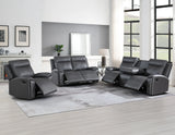 Gaston Reclining Sofa with Drop-Down Console by Steve Silver at Eve Furniture