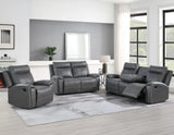 Gaston Reclining Sofa with Drop-Down Console by Steve Silver at Eve Furniture