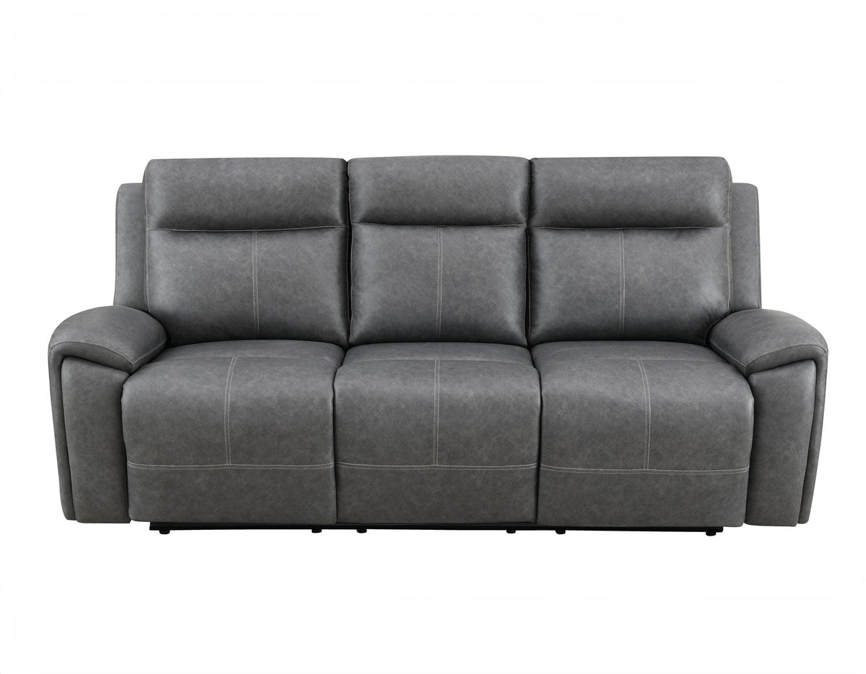Gaston Reclining Sofa with Drop-Down Console by Steve Silver at Eve Furniture