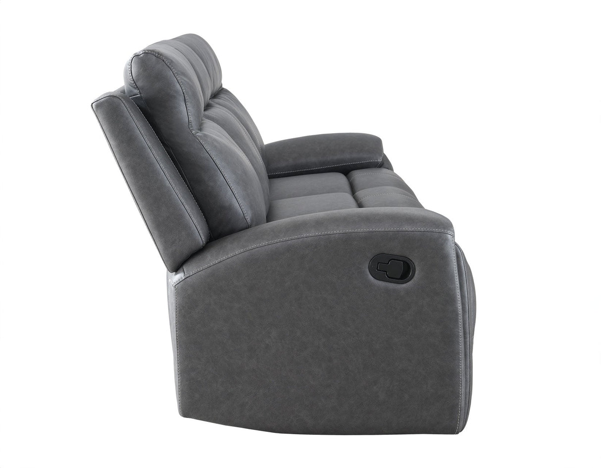 Gaston Reclining Sofa with Drop-Down Console by Steve Silver at Eve Furniture