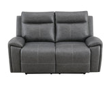 Gaston Manual Reclining Loveseat by Steve Silver at Eve Furniture