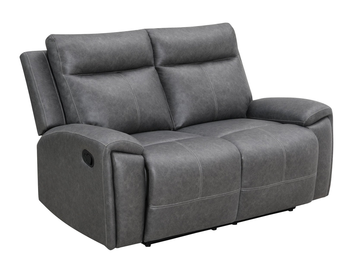 Gaston Manual Reclining Loveseat by Steve Silver at Eve Furniture