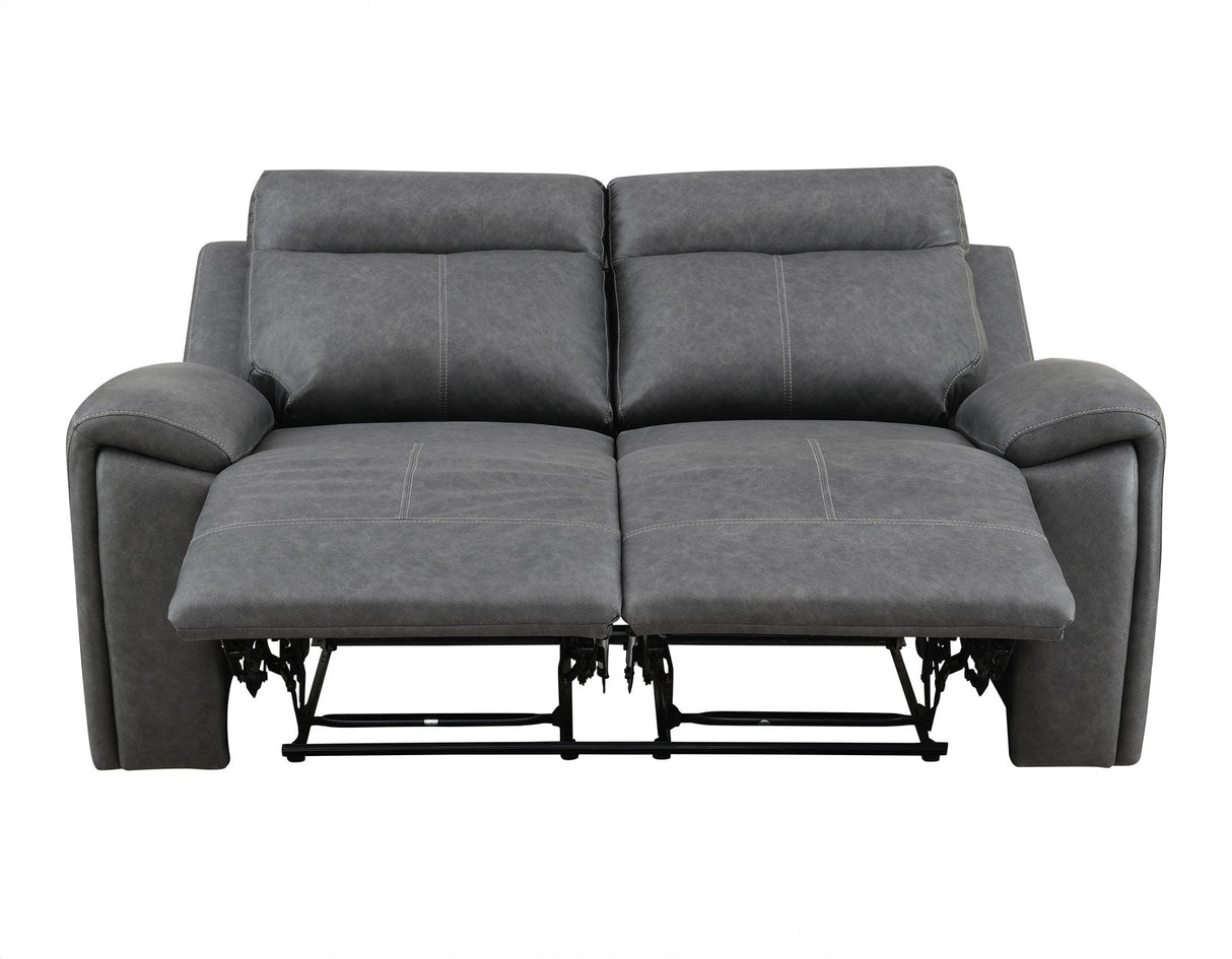 Gaston Manual Reclining Loveseat by Steve Silver at Eve Furniture