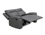 Gaston Manual Reclining Loveseat by Steve Silver at Eve Furniture