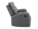 Gaston Manual Reclining Loveseat by Steve Silver at Eve Furniture
