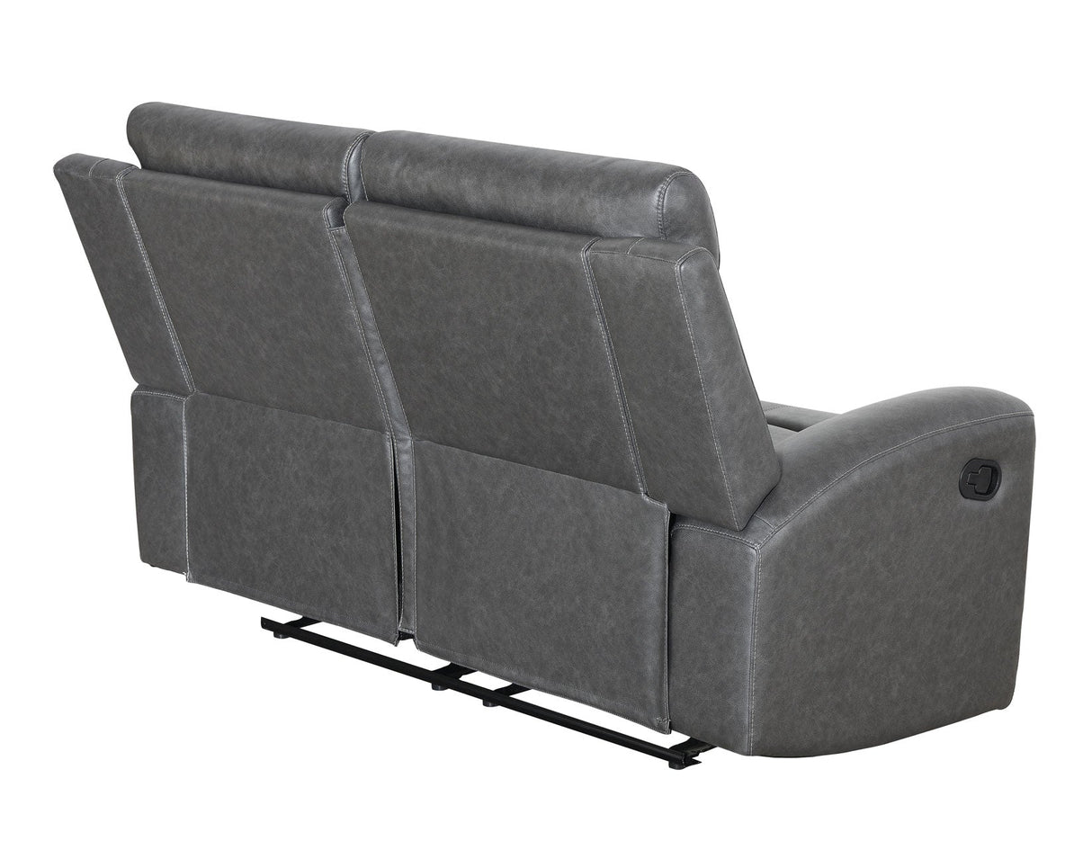 Gaston Manual Reclining Loveseat by Steve Silver at Eve Furniture