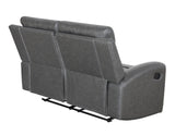 Gaston Manual Reclining Loveseat by Steve Silver at Eve Furniture