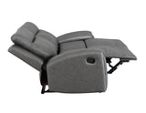 Gaston Manual Reclining Loveseat by Steve Silver at Eve Furniture