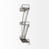 Gastown Wall Mounted Fire Escape Shelf by Mercana at Eve Furniture