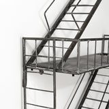 Gastown Wall Mounted Fire Escape Shelf by Mercana at Eve Furniture