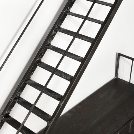 Gastown Wall Mounted Fire Escape Shelf by Mercana at Eve Furniture