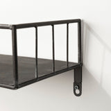 Gastown Wall Mounted Fire Escape Shelf by Mercana at Eve Furniture