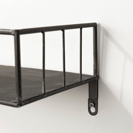 Gastown Wall Mounted Fire Escape Shelf by Mercana at Eve Furniture