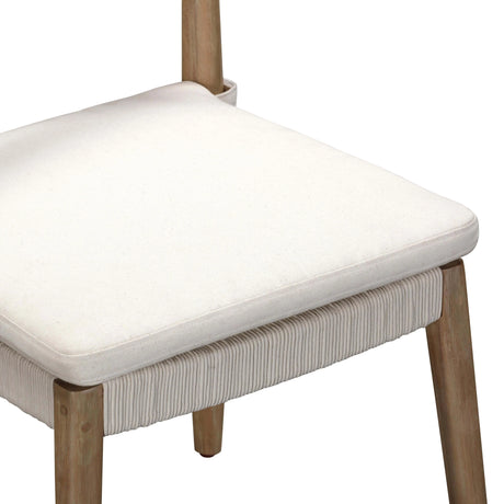 Gata Cream Outdoor Dining Chair - Set of 2 by TOV Furniture at Eve Furniture