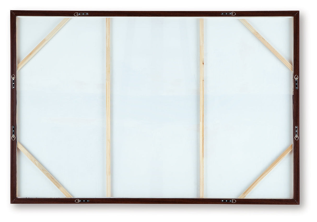 Gatesford Blue/White/Tan Wall Art by Ashley at Eve Furniture
