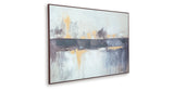 Gatesford Blue/White/Tan Wall Art by ASHLEY FURNITURE at Eve Furniture