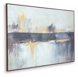 Gatesford Blue/White/Tan Wall Art by ASHLEY FURNITURE at Eve Furniture