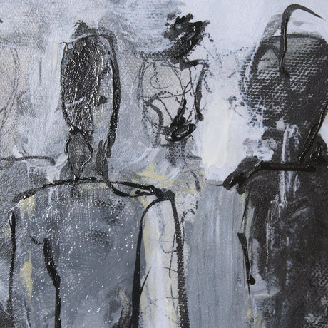 Gathering I by Mercana Studio a Hand Embellished Textured Framed Art Print Matted under Glass by Mercana at Eve Furniture