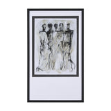 Gathering I by Mercana Studio a Hand Embellished Textured Framed Art Print Matted under Glass by Mercana at Eve Furniture