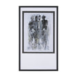 Gathering II by Mercana Studio a Hand Embellished Textured Framed Art Print Matted under Glass by Mercana at Eve Furniture