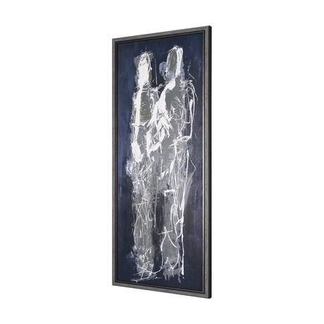 Gathering III by Mercana Studio a Hand Embellished Textured Framed Art Print by Mercana at Eve Furniture