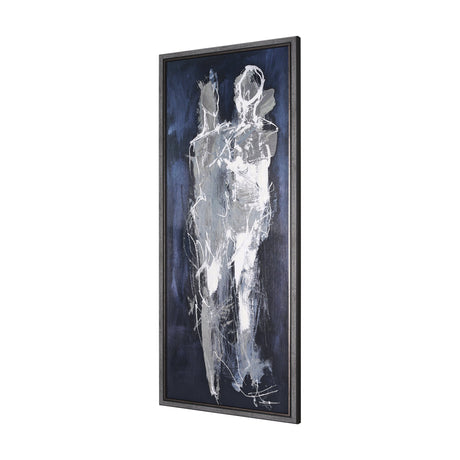 Gathering IV by Mercana Studio a Hand Embellished Textured Framed Art Print by Mercana at Eve Furniture