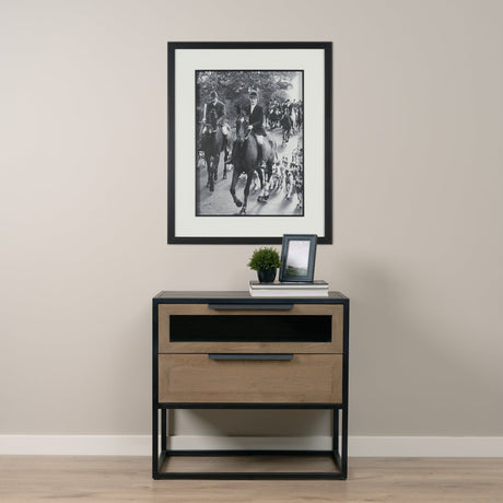Gathering Pace by The Chelsea Collection Textured FramedPhoto Print Matted under Glass by Mercana at Eve Furniture