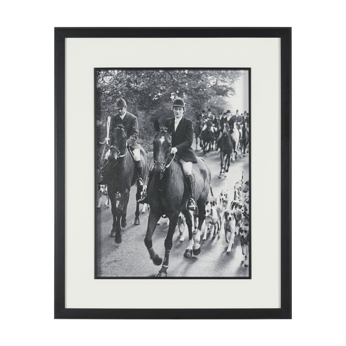 Gathering Pace by The Chelsea Collection Textured FramedPhoto Print Matted under Glass by Mercana at Eve Furniture