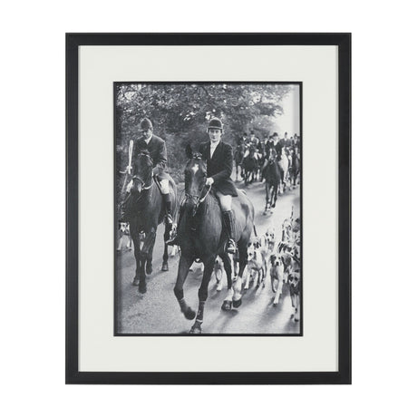 Gathering Pace by The Chelsea Collection Textured FramedPhoto Print Matted under Glass by Mercana at Eve Furniture
