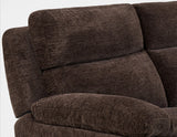 Gatlin Brown Fabric Dual-Power 3-Piece Reclining Loveseat by Steve Silver at Eve Furniture
