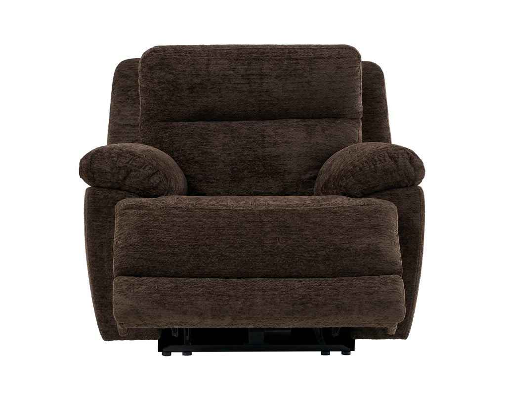 Gatlin Brown Fabric Dual-Power Recliner